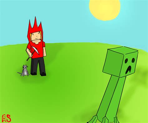 Minecraft Creepers Fear Cats By Theanastasiaadeiko On Deviantart