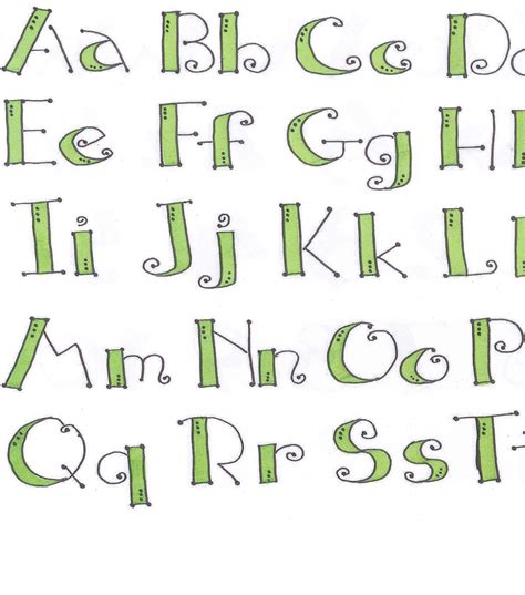 Handwriting Fonts Click To Download A4 Version