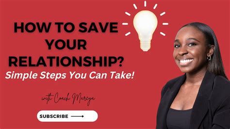 How To Save Your Relationship Simple Steps You Can Take Youtube
