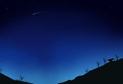 Night Sky Silhouette By Phantomania On Deviantart
