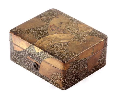 Sold Price Japanese Lacquered Calligraphy Box April 6 0119 1200 Pm Edt