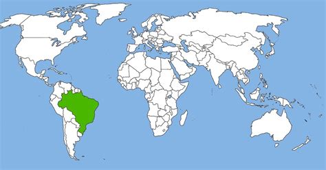 Brazilia Harta Lumii Harta Clima