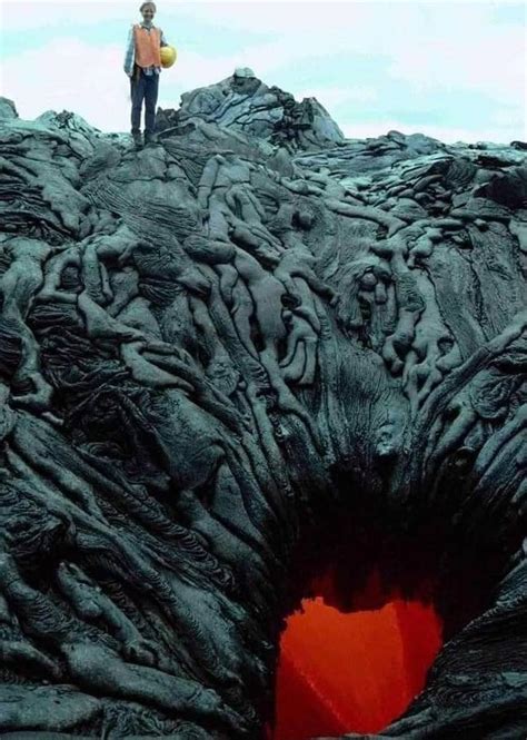This Picture Of Cooled Lava Resembles Bodies Entering The Pits Of Hell
