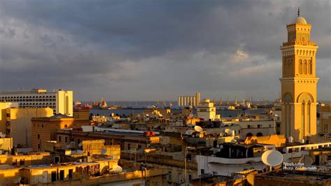 View Of City And Harbor Tripoli Libya Pid000139 American Society