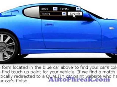 Where to find your color code? How to find your car color code - YouTube
