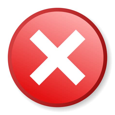 Delete Red X Button Png Free Download Png All Png All
