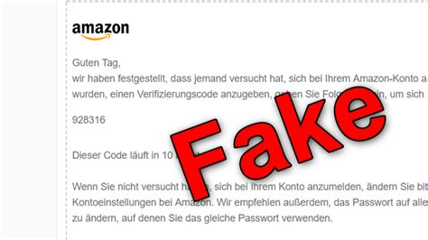 Amazon Phishing Neue Fake Mail Im Umlauf Computer Bild