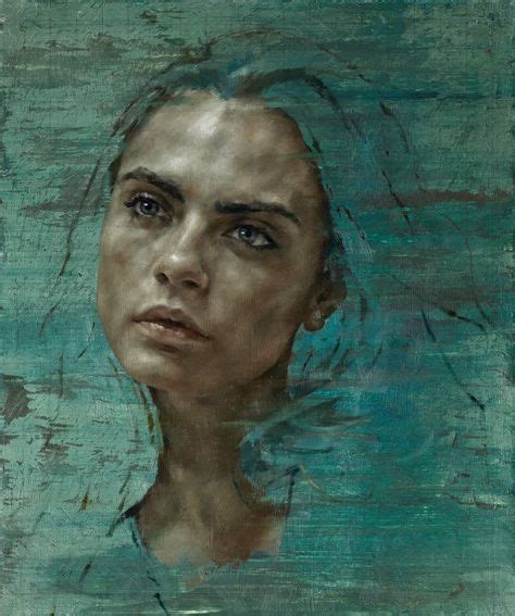 Cara Delevingne Br Portraiture Art Acrylic Portrait Painting
