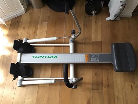 For Sale Tunturi 203 Rowing Machine Used Portable Easily Stored