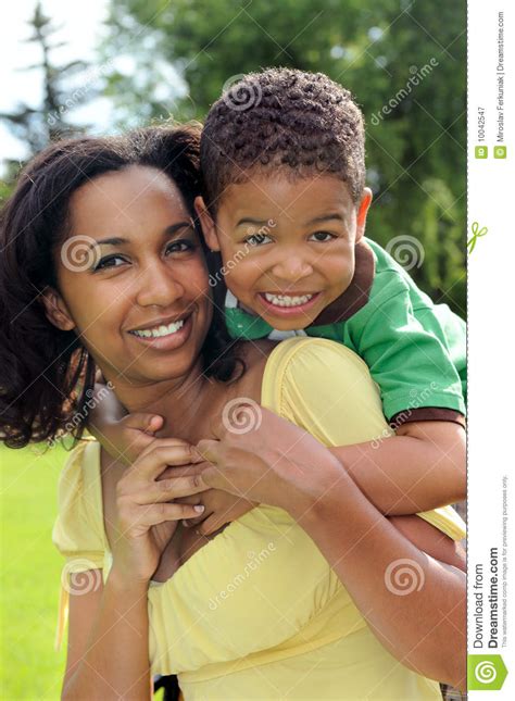 African American Mother And Child Royalty Free Stock