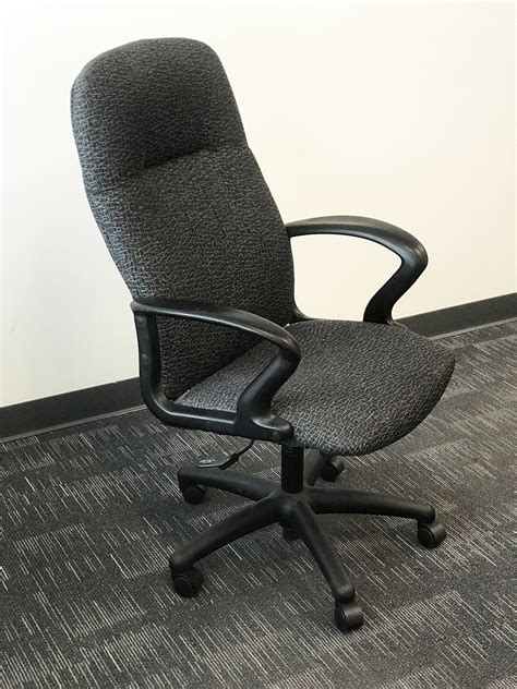 Enjoy free shipping with your order! Pre-Own Grey High Back Grey Chair Orlando Chairs at Office ...