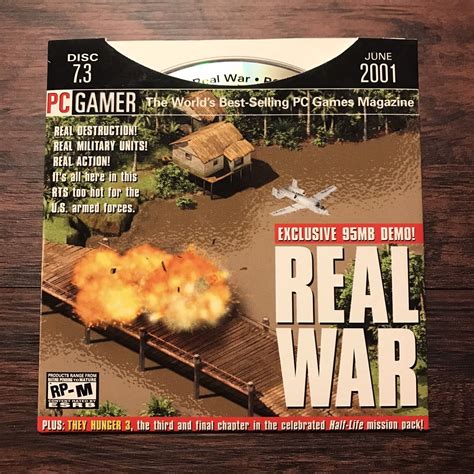 Pc Gamer Demo Disc 73 June 2001 Pc Cd Real War Ebay