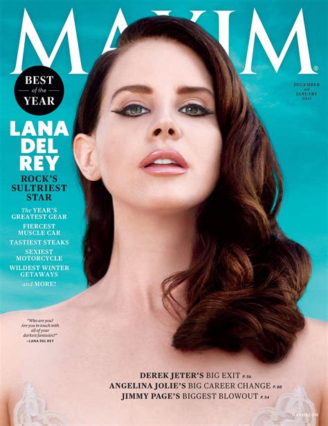 Lana Del Rey Maxim Magazine Decemberjanuary 20142015