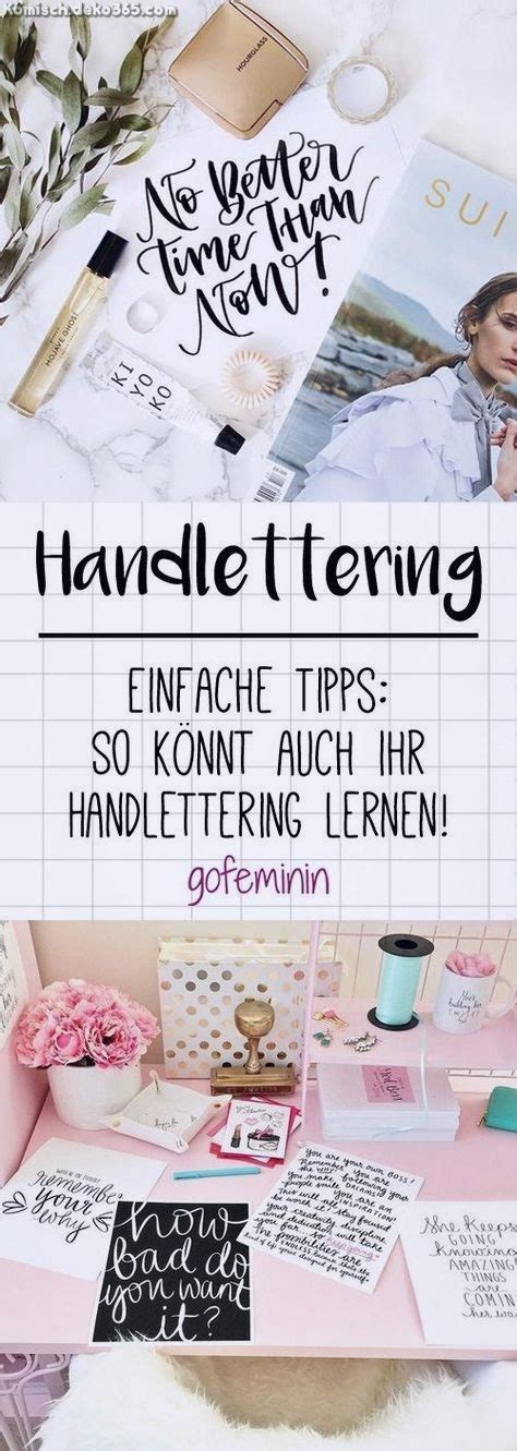 Mit ein paar übungen erzielt man schnell erste schöne ergebnisse, die man z.b. DIY-Trend Handlettering: Schön schreiben lernen - Komisch ...