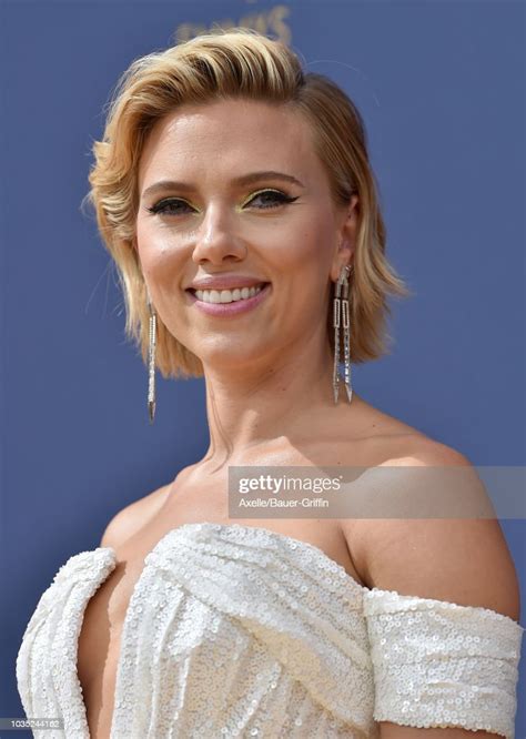 Scarlett Johansson Attends The 70th Emmy Awards At Microsoft Theater