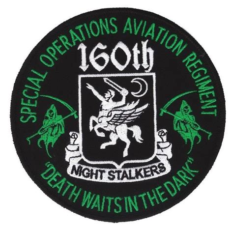 160th Soar Patch Night Stalkers Death Waits In The Night Us