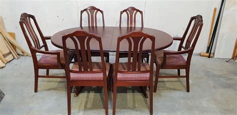 Mahogany Extendable Dining Table 6 Chairs No070504 In Glasgow Gumtree