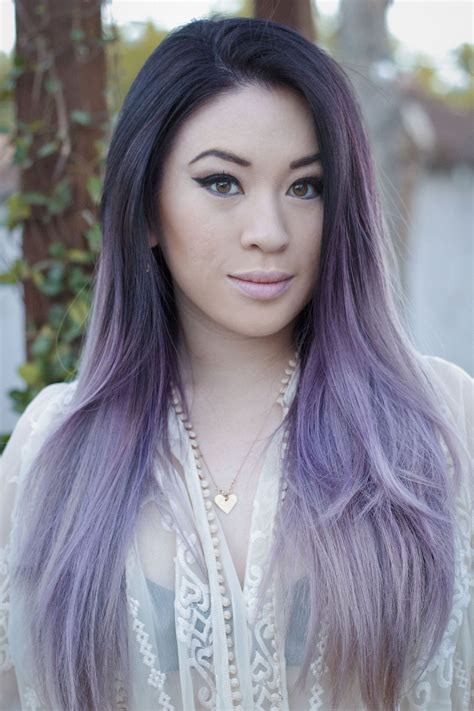 the violet and silver grey ombré i ve been diggin lately purple hair hair styles ombre hair