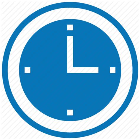 Blue Transparent Clock Icon Png Frikilo Quesea