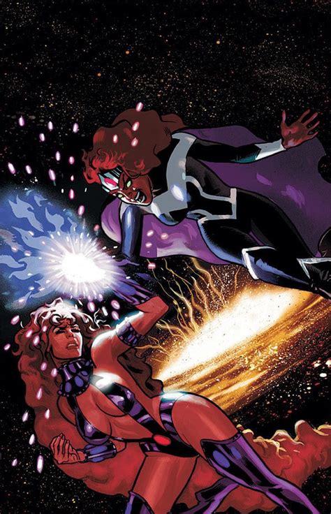 Komandr New Earth Teen Titans Starfire Nightwing And Starfire