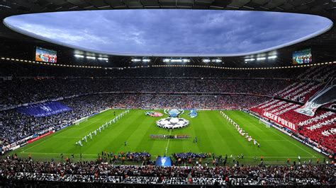 Allianz Arena Bayern Munchen Chelsea Fc Football Pitch Final