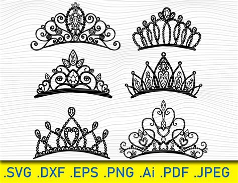 Princess Crown Svgroyal Crown Svg File King Crown Svg Queen Crown