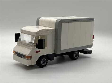 Lego Moc Medium Box Truck By Brick Studs Rebrickable Build With Lego