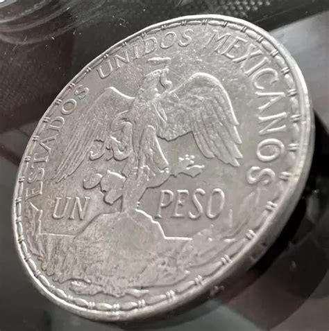 Moneda Original Un Peso Caballito Plata 1910 En Su Capsula En Venta En
