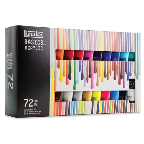 Liquitex Basics Acrylic Set Of 72 Colours 22ml