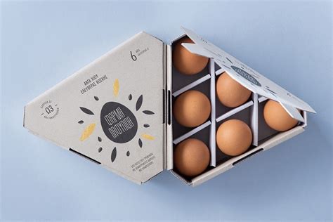 A Unique Modern Egg Packaging With A Distinctive Shape And Aesthetic