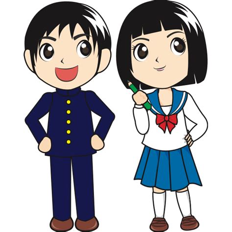 Boy And Girl Vector Cartoon Clipart Illustration Boy Girl Clipart