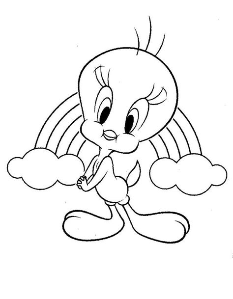 The tweety and sylvester serie count 46 episodes that bring us an incredible adventure every time. Tweety Bird Coloring Page - Coloring Home