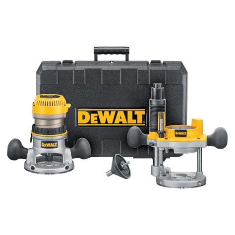 Dewalt 12 In 175 Hp Combo Fixedplunge Corded Router With Case In The