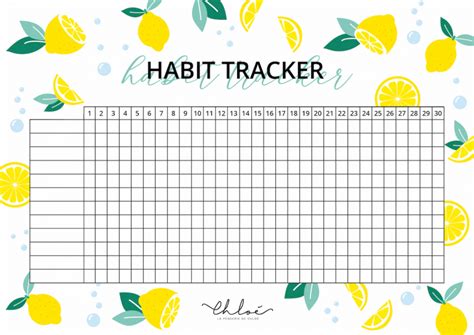 Trackers Imprimer Pour S Organiser Blog Lifestyle La Penderie De