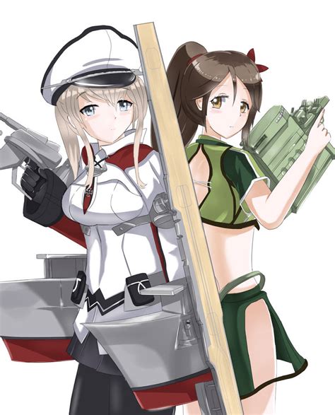 Kantai Collection Graf Zeppelin And Amagi By Redundant Cat On Deviantart
