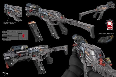 Kris Thaler Cyberpunk2077 Assault Rifle Smart Variant