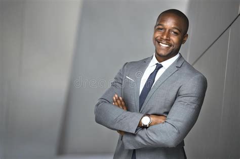Happy Smiling Portrait Of A Successful Confident African American