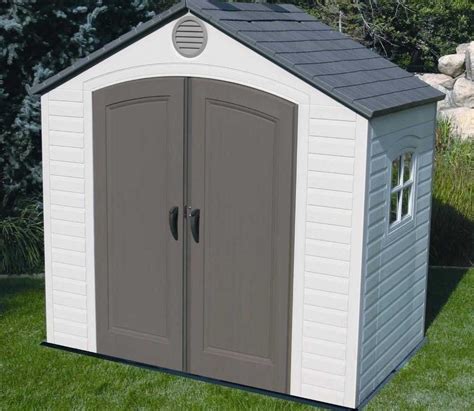 Lifetime 8 X 5 Ft Plastic Shed Plastic Sheds Shed Rubbermaid Shed