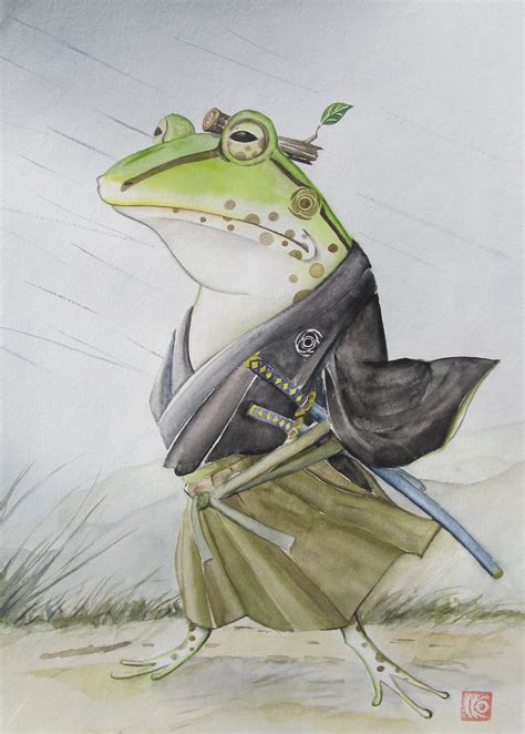 Samurai Frog Art Lovers Australia