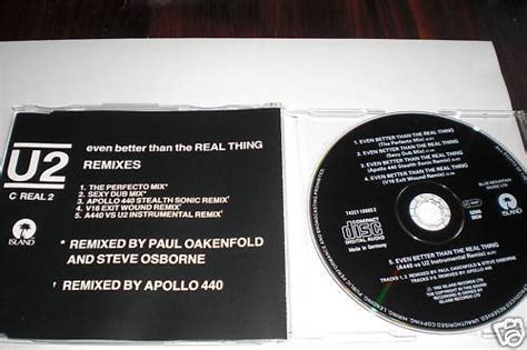 u2 even better than the real thing remixes maxi cd ebay