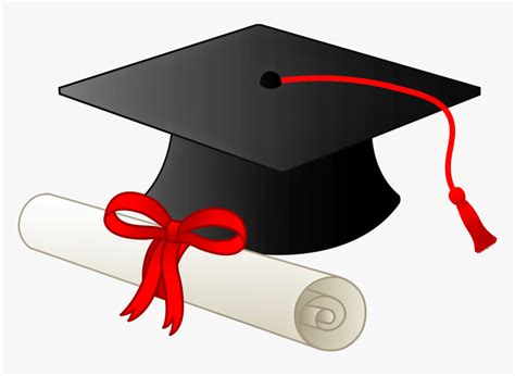 Clip Art Png Library Download And Graduation Cap And Diploma Cartoon