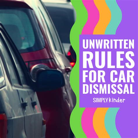 The Unwritten Rules of Car Dismissal - Simple Kinder