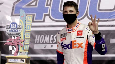 Denny Hamlin Wins Record Tying Third Nascar Cup Series Victory At