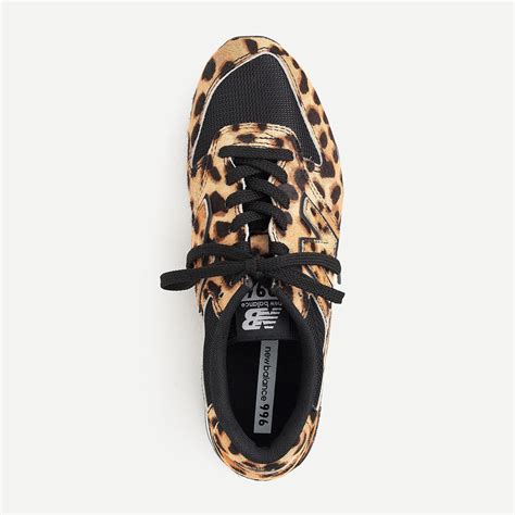 new balance x j crew 996 sneakers in leopard calf hair lyst