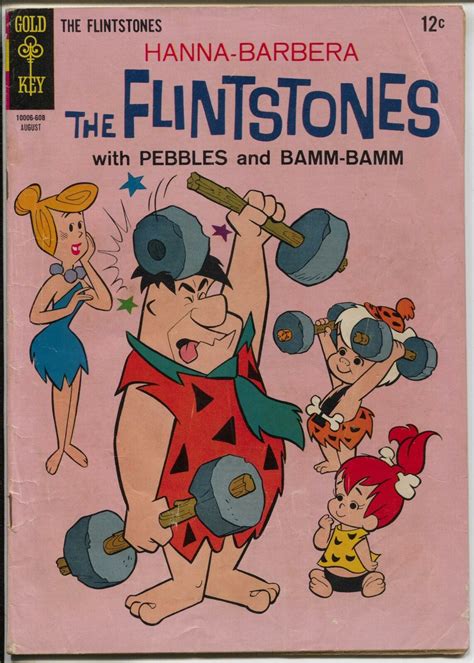 Flintstones 35 1966 Hanna Babrbera Tv Cartoon Series Pebbles Bamm Bamm