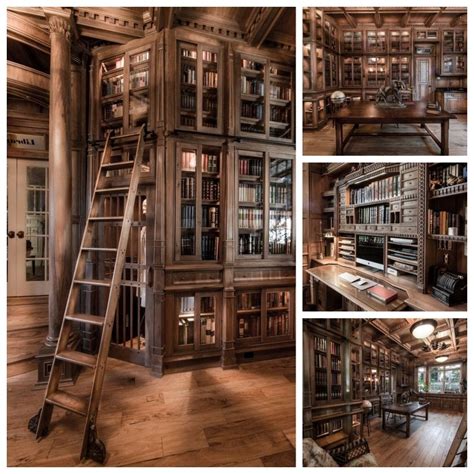 An Amazing Home Library Made Of 10000 Pieces Of Walnut Pictures