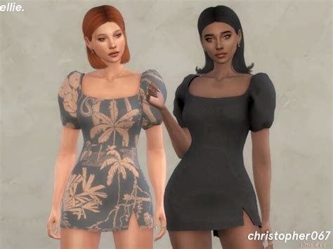 Ellie Dress By Christopher067 At Tsr Sims 4 Updates