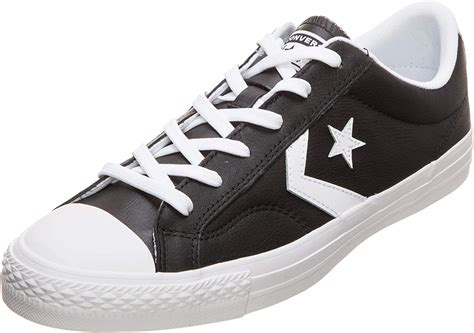 Converse Chucks 159780C Black Star Player OX Leather Black White White