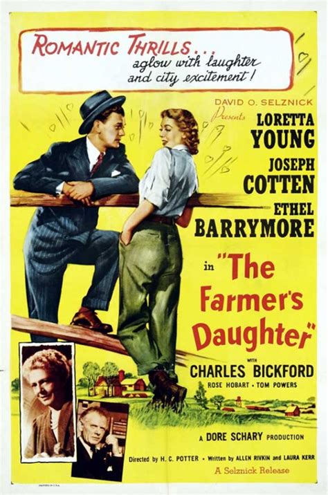 The Farmer S Daughter Movie Poster Print 27 X 40 Item Movgj1178 Posterazzi