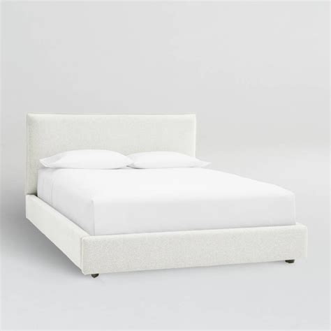 Lotus Frost Queen Bed Reviews Crate And Barrel Queen Upholstered